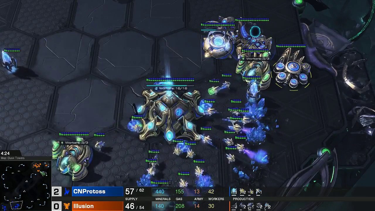 Psistorms CNProtoss vs ROOT Illusion (Part 3)