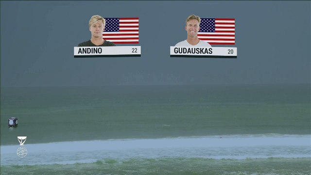 Adrénaline - Surf : Résumé de la série 10 du round 3 du Quiksilver Pro France 2018 entre Kolohe Andino et Patrick Gudauskas
