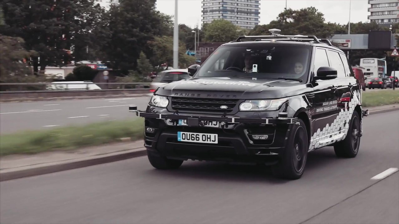 Self Driving Range Rover Sport Land Rover video Dailymotion