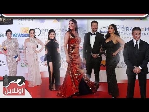 شاهد ازياء النجوم في حفل ختام مهرجان الجونة السينمائي وظهور خاص لسيلفستر ستالون