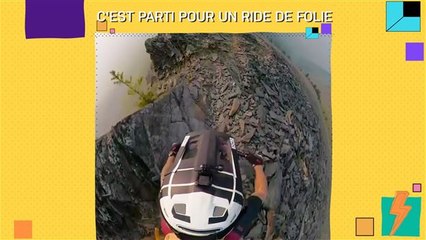 Des cascades de dingue sur mountain bike