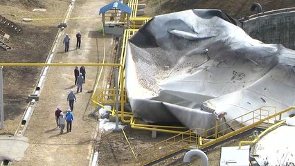 고양 저유소 화재 2차 합동감식...풍등 가져와 시연 / YTN