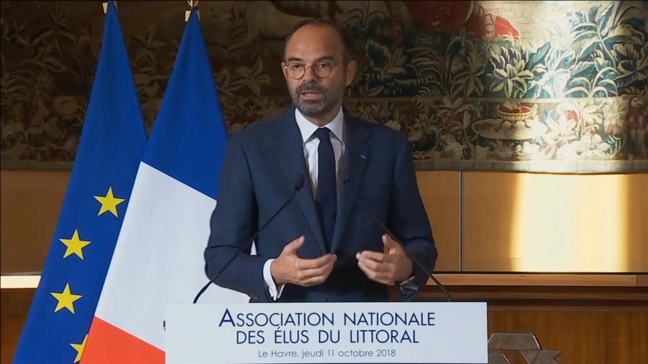 Edouard Philippe  aux Journées d'études de l'Association nationale des élus du littoral (ANEL)