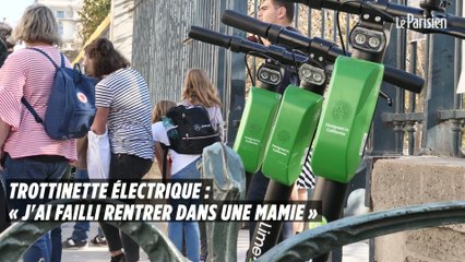 «J'ai failli rentrer dans une mamie» : quand les trottinettes cherchent leur voie