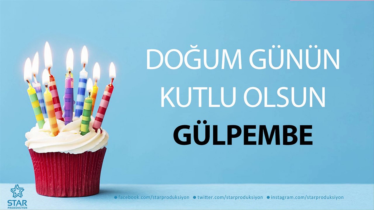 İyi ki Doğdun GÜLPEMBE - İsme Özel Doğum Günü Şarkısı