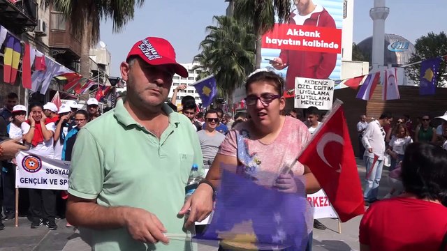 Mersin Uluslararası Engelsiz Sanat Festivali renkli görüntülerle başladı