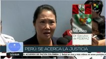 Velasco: Detención preliminar de Keiko Fujimori podría extenderse