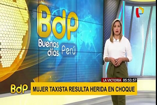 La Victoria: mujer taxista resulta herida tras choque en la Vía Expresa