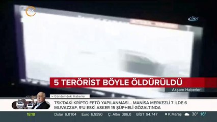 Muş'ta 5 terörist böyle öldürüldü