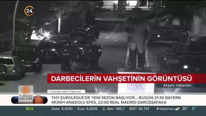 İşte darbecilerin vahşet görüntüsü