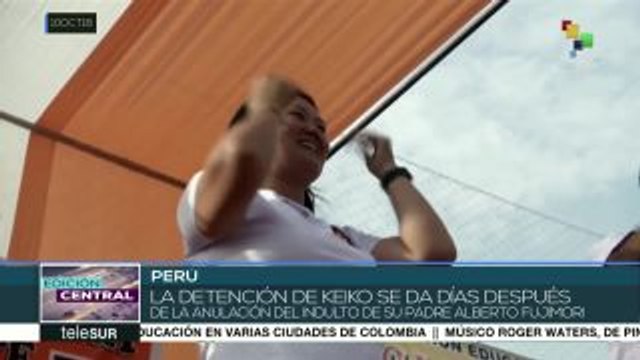 Detienen a Keiko Fujimori en Perú