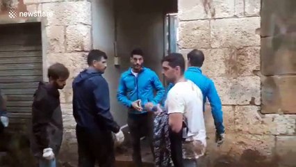 Rafael Nadal helps with clean-up efforts after deadly Majorca floods