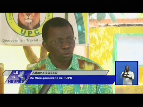 RTB/Rencontre entre les membres de la CENI et les responsables de l’union pour le progrès(UPC)