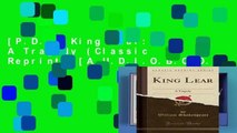 [P.D.F] King Lear: A Tragedy (Classic Reprint) [A.U.D.I.O.B.O.O.K]