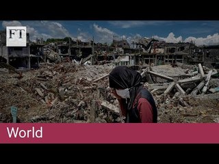 Philippine city rebuilds after battle against Islamist insurgency