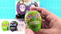 Paul vs Shannon Challenge SquishUms Skull Series Squishies _ PSToyReviews