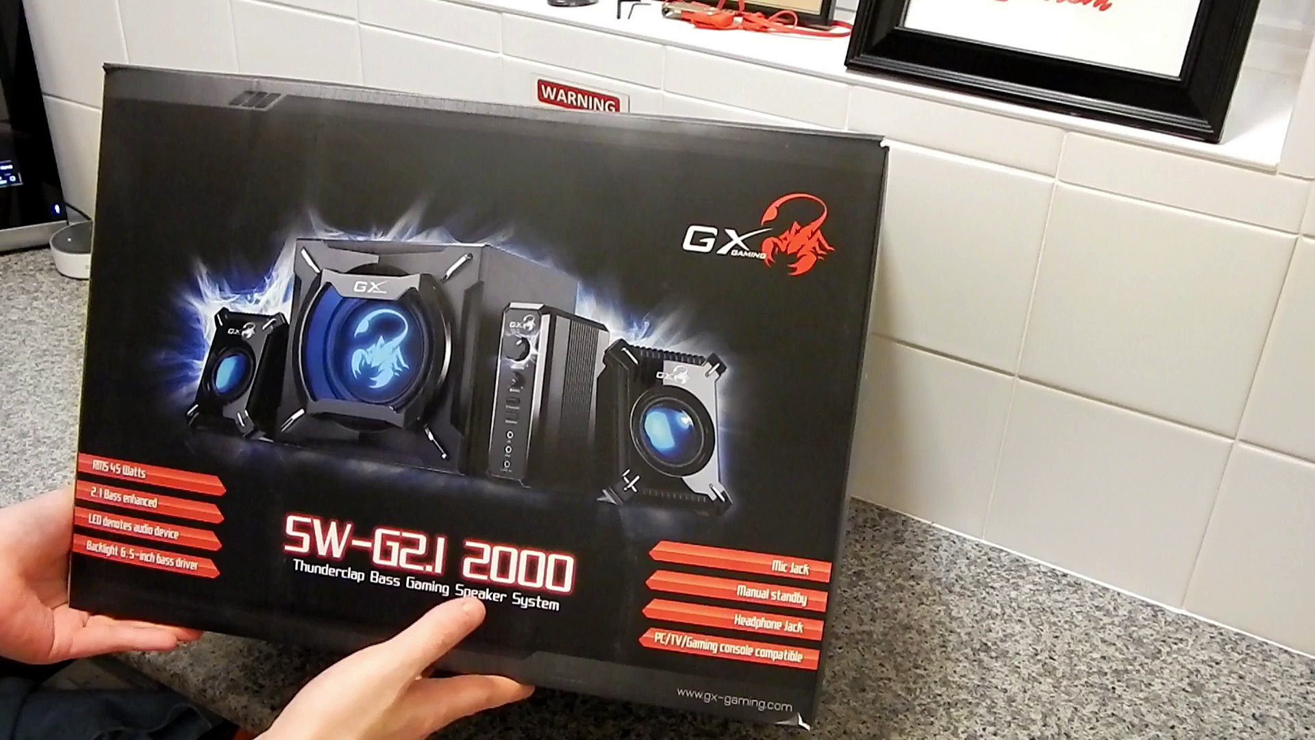 Genius GX Gaming SW-G2.1 2000 Speaker System - video Dailymotion