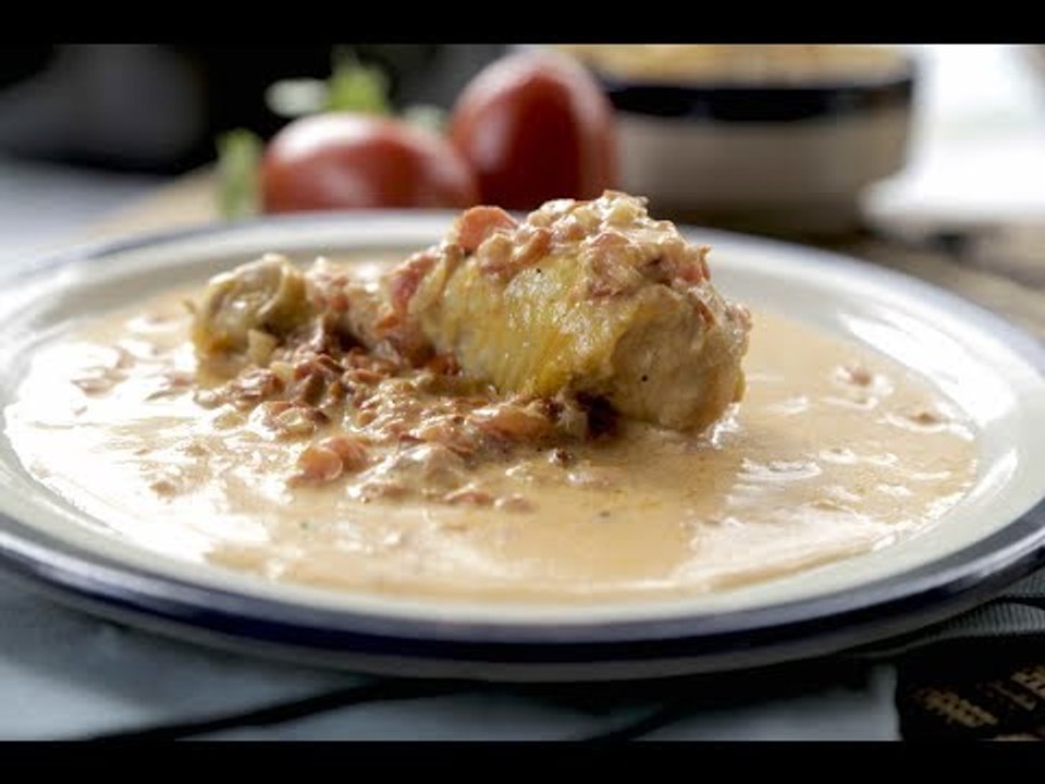 Chicken in chipotle cream