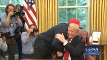 President Trump Hugs Kanye West At The White House