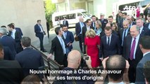 Erevan: Emmanuel Macron rend un nouvel hommage à Aznavour