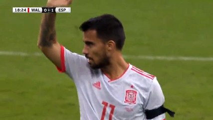 Sergio Ramos  Goal HD - Wales	0-2	Spain 11.10.2018