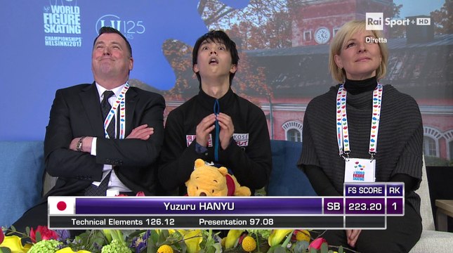 Yuzuru Hanyu - WC17 - FS (RAI ITA) HD version