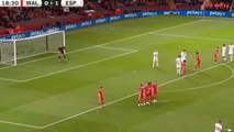 Sergio Ramos Goal - Wales vs Spain 0-2 11/10/2018