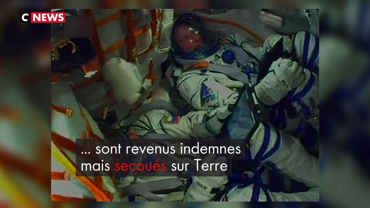 Atterrissage d'urgence d'une fusée