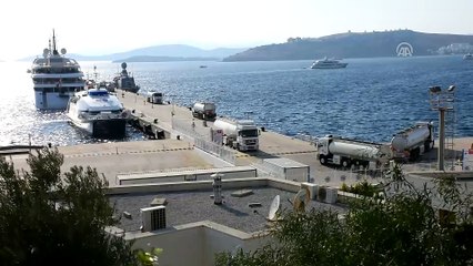 Motoryata 230 bin litrelik yakıt ikmali yapıldı - MUĞLA