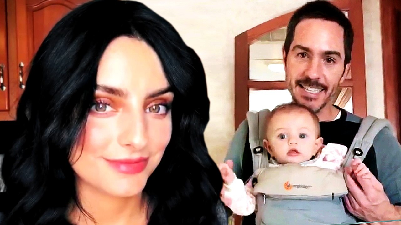 Mauricio Ochmann y Kailani visitan a Aislinn Derbez en su trabajo