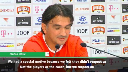"England didn't respect us" - Zlatko Dalic