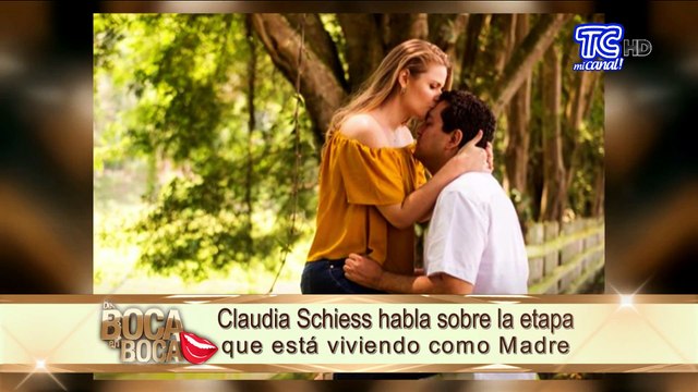 Claudia Schiess habla sobre la etapa que está viviendo como madre