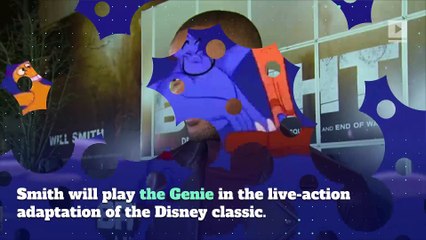 Will Smith Unveils Live-Action 'Aladdin' Poster