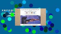 F.R.E.E [D.O.W.N.L.O.A.D] Government and Business: American Political Economy in Comparative