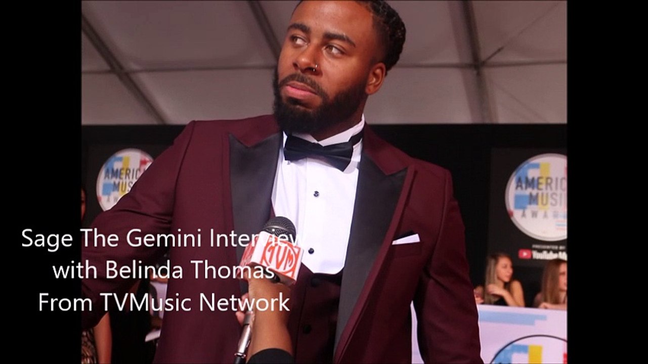 Sage The Gemini Interview at 2018 American Music Awards