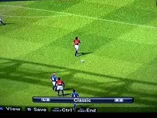Ronaldo's excellent  goal - Pes 2008