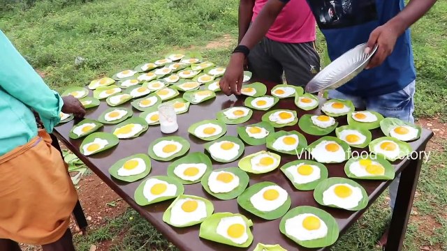 70 Half Boils Prepared by my Daddy / Challenged by Eating Challenge Boys / Village food factory