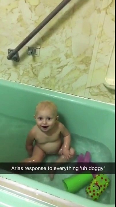 Little Girl Can Only Say 'Uh Doggie