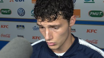 Bleus - Pavard : "On va retenir la réaction de l'équipe"