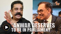 Indian star Kamal Haasan expresses support for Anwar