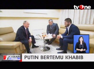 Presiden Rusia, Vladimir Putin Bertemu dengan Khabib
