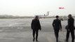 Dışişleri Bakanı Mevlüt Çavuşoğlu Bağdat Uluslararası Havalanı Dışişleri Bakan Yardımcısı Hazım El...