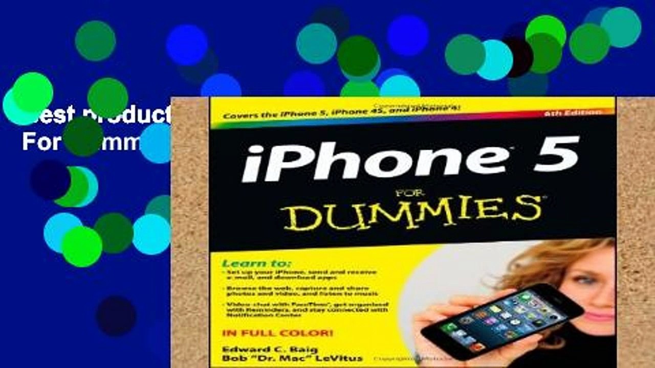 Best product  iPhone 5 For Dummies