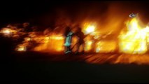 Denizli’de korkutan otel yangını... Alevlere teslim olan otel kullanılamaz hale geldi
