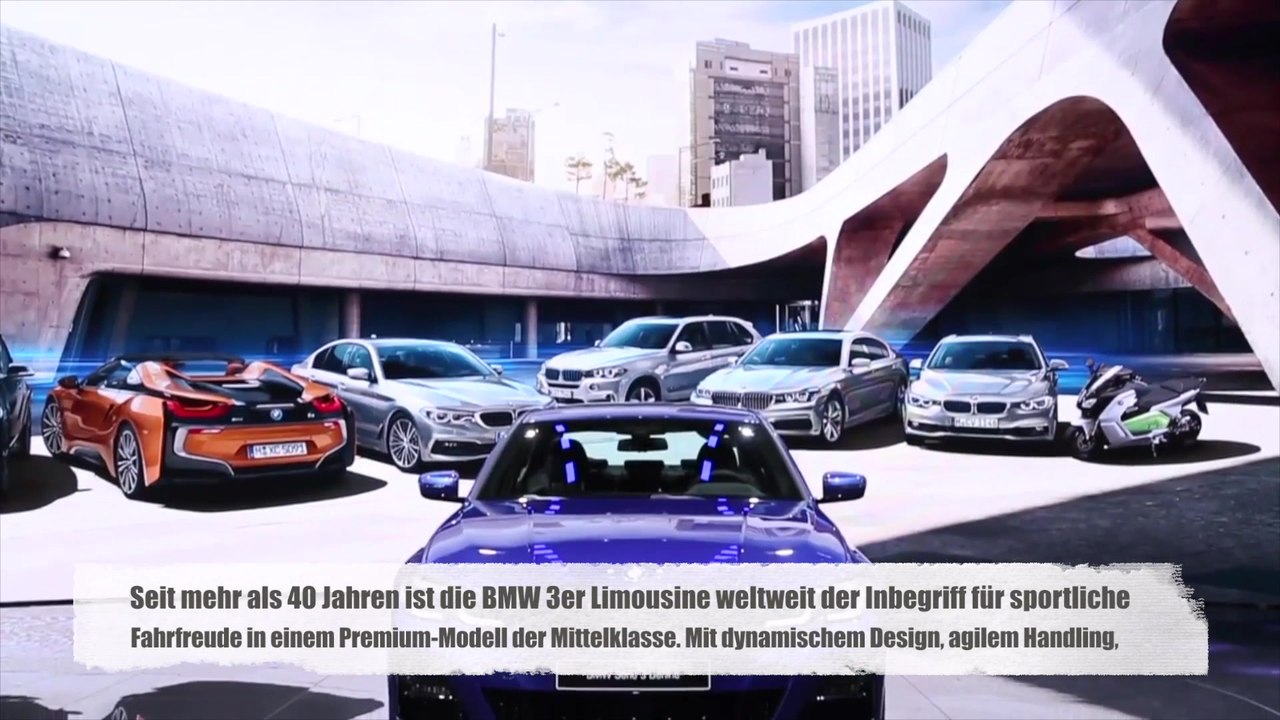 Die neue BMW 3er Limousine - Die Sportlimousine neu definiert