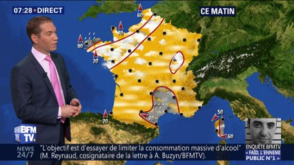 La météo pour ce vendredi 12 octobre 2018