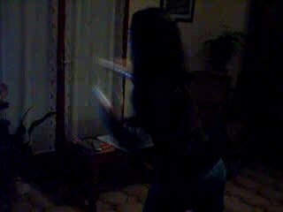 Jess en plein match de boxe!!!