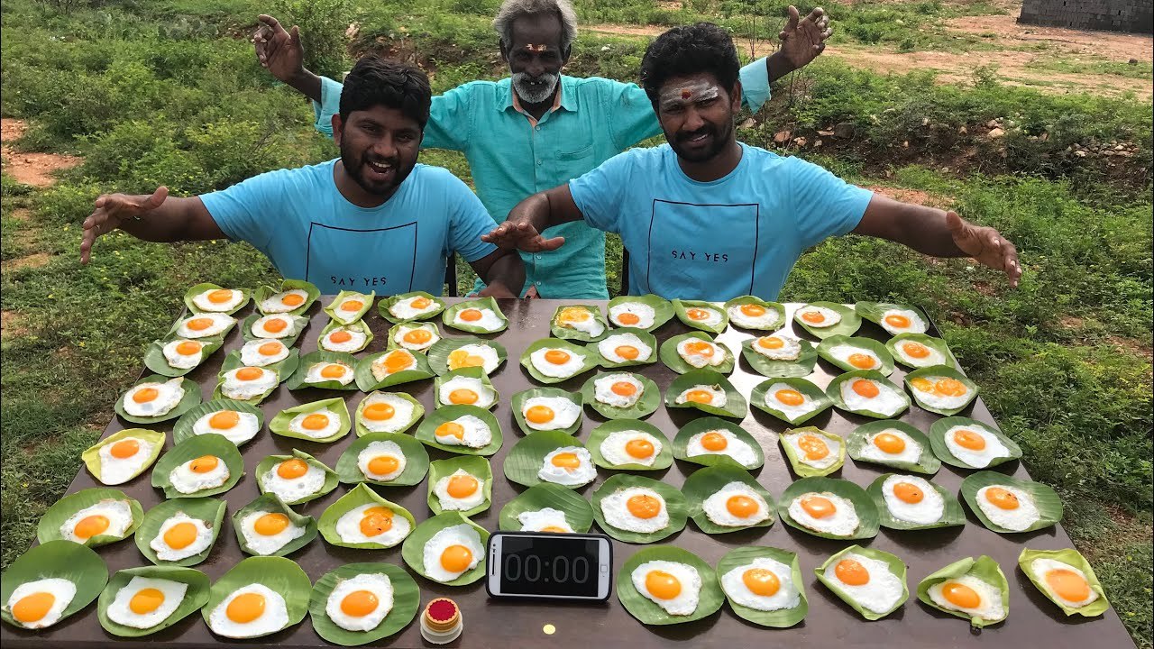 70 Half Boils Prepared by my Daddy |  Eating Challenge Boys _