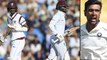 India vs west indies 2018 : 2nd Test Match : Ravichandran Ashwin Takes First Wicket| Oneindia Telugu