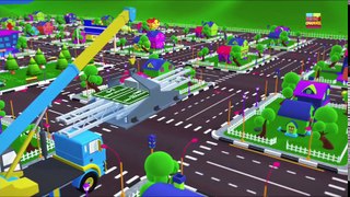 Tv cartoons movies 2019 Mail Van   Tow Truck   3D Cartoon Cars For Children   cartoon cars for kids